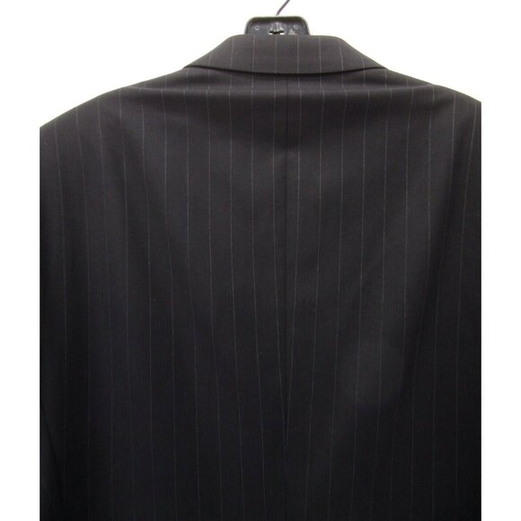 Armani Collezioni Blazer 42 Long Wool Sports Coat Pinstripe Jacket - Picture 9 of 14